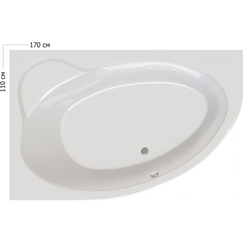 Ванна акриловая Ravak Asymmetric II 160x105 R CB61000000