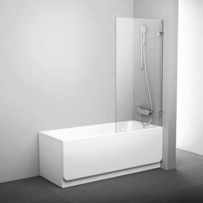 Шторка для ванны Ravak BVS1 80 Transparent (7U840A00Z1)