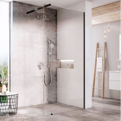 Душова стінка Ravak Walk-In Wall-130 чорний Transp. GW9WJ0300Z1