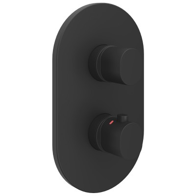 Смеситель скрытого монтажа термостатический Ravak Chrome CR II 063.20BL.O2.RB071 двухрежимный для R-box Multi X070467
