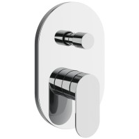 Смеситель скрытого монтажа Ravak Chrome CR II 065.00CR.O2.RB070 с переключателем для R-box X070454