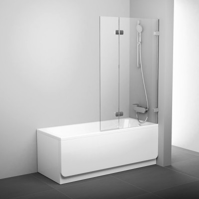 Шторка для ванны Ravak BVS2 100 R Transparent (7UPA0A00Z1)