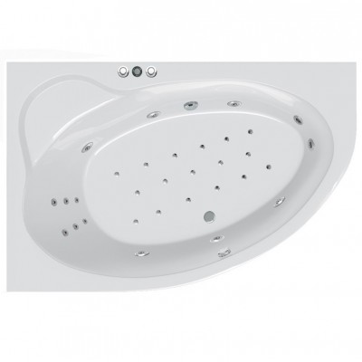Гідромасажна ванна Ravak Asymmetric II 170х110 L Power Pro, хром
