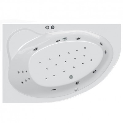 Гідромасажна ванна Ravak Asymmetric II 170х110 L Power Ultra, хром