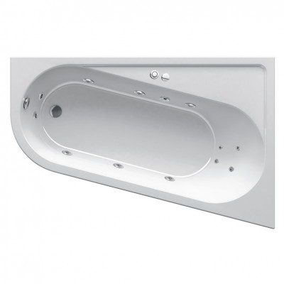 Гидромассажная ванна Ravak Chrome R 170x105 Relax Base, хром