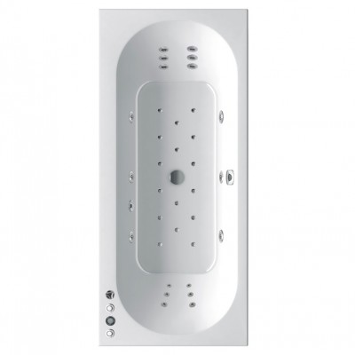Гидромассажная ванна Ravak City 180х80 Duo Base, хром