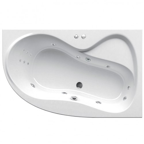 Гидромассажная ванна Ravak Rosa 95 160х95 R Power Base, хром