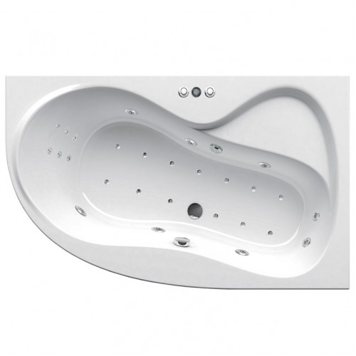Гидромассажная ванна Ravak Rosa 95 160х95 L Power Pro, хром