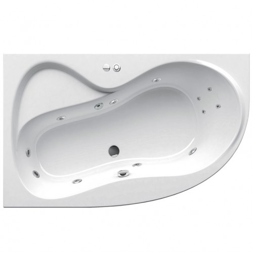 Гідромасажна ванна Ravak Rosa 95 160х95 L Relax Pro, хром Гідромасажна ванна Ravak Rosa 95 160х95 L Relax Pro, хром