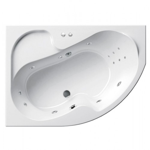 Гидромассажная ванна Ravak Rosa I 150х105 L Power Base, хром