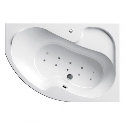 Гидромассажная ванна Ravak Rosa I 140х105 R Relax Base, хром