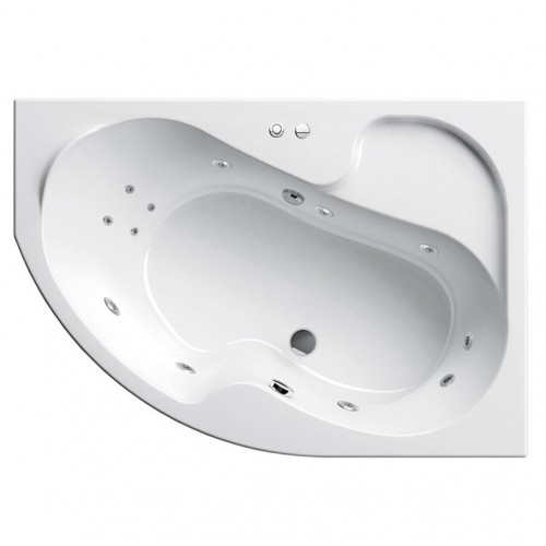 Гидромассажная ванна Ravak Rosa I 150х105 R Relax Pro, хром