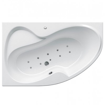 Гидромассажная ванна Ravak Rosa II 170х105 L Relax Base, хром