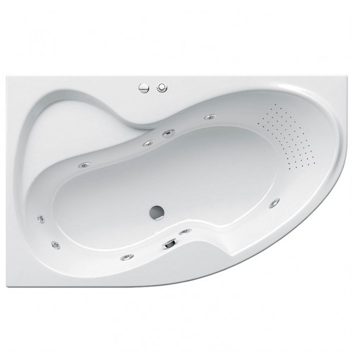 Гідромасажна ванна Ravak Rosa II 150х105 L Thai Spa Base, хром Гідромасажна ванна Ravak Rosa II 150х105 L Thai Spa Base, хром