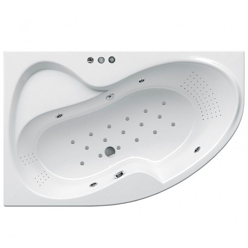 Гідромасажна ванна Ravak Rosa II 150х105 L Thai Spa Ultra, хром Гідромасажна ванна Ravak Rosa II 150х105 L Thai Spa Ultra, хром