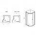 Душовий куточок Ravak Nexty NSKK3-90, чорний Transparent 3O677300Z1
