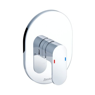 Змішувач Ravak Chrome CR 066.00 прихованого монтажу без перемикача для R-box (X070057)