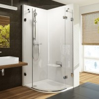 Душевой уголок Ravak Brilliant BSKK3-90 R, хром, Transp.(3UP77A00Y1)