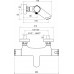 Смеситель Ravak Termo TE 022.00/150 для ванны (X070047)