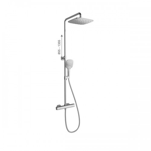Душова система Ravak 10° Free TD F 091.00/150 із термостатичним змішувачем X070141 Душова система Ravak 10° Free TD F 091.00/150 із термостатичним змішувачем X070141