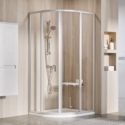 Душевой уголок Ravak Supernova SKCP4 80*195, сатин, Transparent (3114OU02Z1)