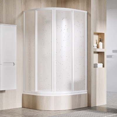 Душевой уголок Ravak Supernova SKCP4 80 Sabina, белый, Pearl (31144V10011)