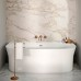 Ванна акриловая Ravak Ypsilon Wall 178x86, отдельностоящая, крышка перелива и слива: черный (XC00100035)