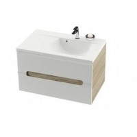 Тумба Ravak SD Classic II 800, 80 см, левая, цвет латте/белый X000000912 (без умывальника)