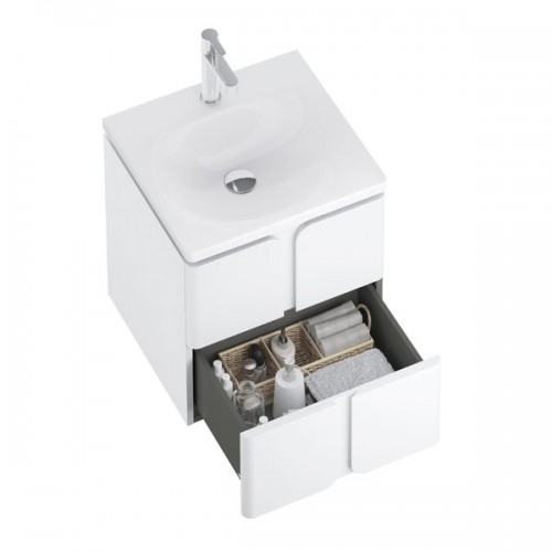 Тумба Ravak SD Balance 600 білий/графіт X000001367 (без умивальника)