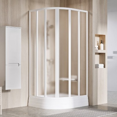 Душевой уголок Ravak Supernova SKKP6 90*195, белый, Grape (3207O102ZG)