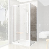Неподвижная стенка (часть кабины) Ravak Pivot PPS 80, белая, Transp.(90G40100Z1)