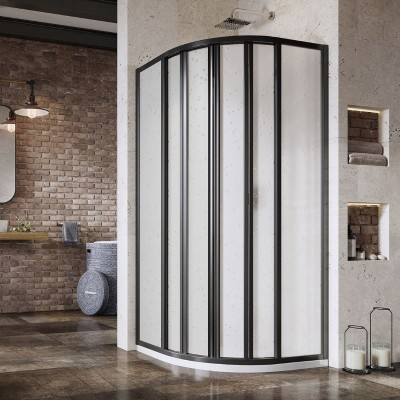Душевой уголок Ravak Supernova SKKP6 80*195, чёрный, Pearl (3204O30211)