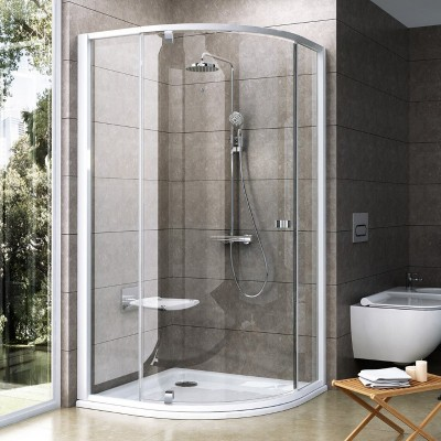 Душовий куточок Ravak Pivot PSKK3 90, білий/хром, Transp.(37677100Z1)