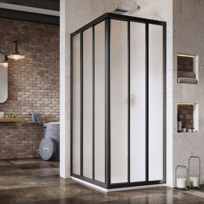 Елемент душової кабіни Ravak Supernova ASRV3 75*198, чорний, Grape 15V303R2ZG