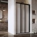 Душевая дверь Ravak Supernova ASDP3 110*198, чёрная, Pearl 00VD03R211