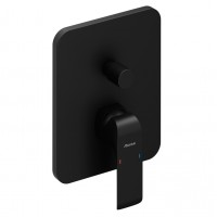 Змішувач прихованого монтажу Ravak Flat FL 065.20 для R-box, чорний X070179