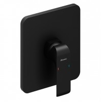 Змішувач прихованого монтажу Ravak Flat FL 066.20 для R-box, чорний X070180