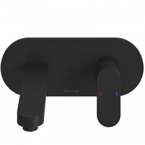 Смеситель Ravak Chrome CR 019.20BL.O1 для умывальника скрытого монтажа чёрный X070430