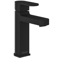 Смеситель Ravak Chrome CR 014.20BL для умывальника 180 мм чёрный X070428
