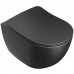 Сидіння для унітазу Ravak Uni Chrome Flat чорне soft close X01795