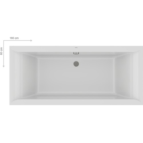 Ванна акриловая Ravak Favorit 180x80 XC00100124
