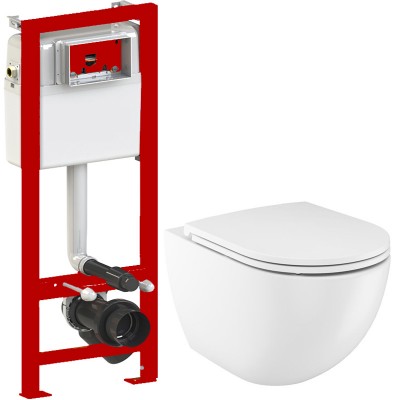 Комплект Ravak WC SET OPTIMA инсталляция с унитазом и сиденьем