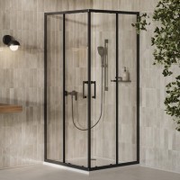 Душова кабіна Ravak X-Point Slim XPSRV2-90 чорний Transparent X14V7030FZ1