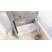 Шторка для ванны RAVAK PVS1- 80, неподвижная, белая, Transp.(79840100Z1)