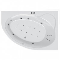 Гідромасажна ванна Ravak Asymmetric II 160х105 R Beauty Pro, хром Гідромасажна ванна Ravak Asymmetric II 160х105 R Beauty Pro, хром