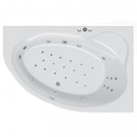 Гідромасажна ванна Ravak Asymmetric II 160х105 R Power Pro, хром