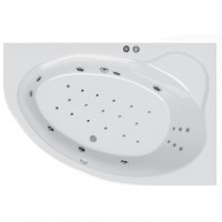 Гідромасажна ванна Ravak Asymmetric II 170х110 R Power Ultra, хром