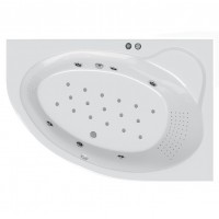 Гідромасажна ванна Ravak Asymmetric II 150х100 R Thai Spa Ultra, хром
