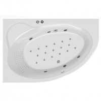 Гидромассажная ванна Ravak Asymmetric II 160х105 L Thai Spa Ultra, хром