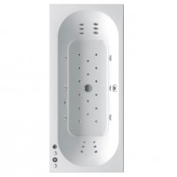 Гидромассажная ванна Ravak City Slim 180х80 Duo Base, хром